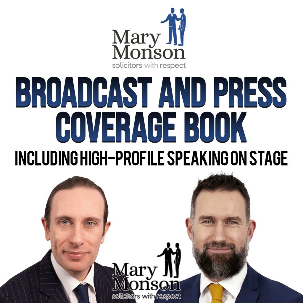 Law firm Mary Monson Solicitors Enter Their Third Year with Broadcast Ready, Achieving Hundreds of TV And Radio Interviews